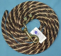 Nylon Lead Rope - Multi-Color -Horse Trail Haven Sales Store 091049 nylon lead rope brown hair 02005 79494.1527294820
