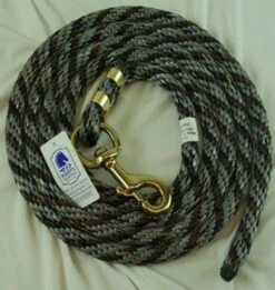 Nylon Lead Rope - Multi-Color -Horse Trail Haven Sales Store 091057 nylon lead rope grey hair 70810 02958.1527294819