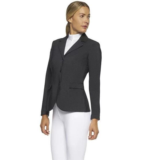 Cavalleria Toscana Zip Riding Jacket In Dark Grey 5 Cavalleria Toscana Zip Riding Jacket In Dark Grey - Image 5