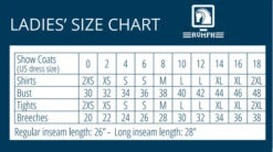 Romfh Evelyn Breeches Full Grip 5 Romfh Evelyn Breeches Full Grip -Horse Trail Haven Sales Store Romfh Ladies Size Chart 02787.1682034929