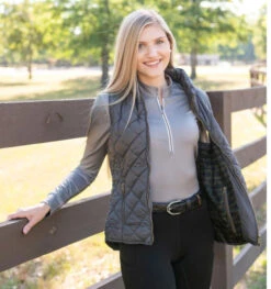 FITS Ainsley Quilted Vest 7 FITS Ainsley Quilted Vest -Horse Trail Haven Sales Store ainsley quilted vest ash lining A717 FITS 73209.1665449224