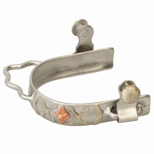 Weaver Leather Arrow Cross Barrel Spur - Ladies 2 Weaver Leather Arrow Cross Barrel Spur - Ladies - Image 2