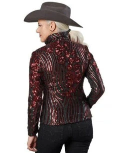 Hobby Horse Bloom Show Jacket -Horse Trail Haven Sales Store bloom jacket bordeaux back 1924 hobby horse 17863.1584046200
