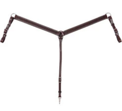 Circle Y Bluestem Breast Collar 5 Circle Y Bluestem Breast Collar -Horse Trail Haven Sales Store bluestem breast collar chestnut 1040 10 ST circle y 62160.1691200220