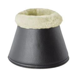 B Vertigo Wellington Fleece Bell Boots -Horse Trail Haven Sales Store bv wellington fleece boots black back 19719 BL horze 20648.1678563638