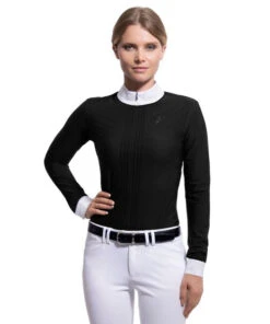 Samshield Camille Show Shirt Long Sleeve 13 Samshield Camille Show Shirt Long Sleeve -Horse Trail Haven Sales Store camille show ls black front samsheild 82259.1638829154