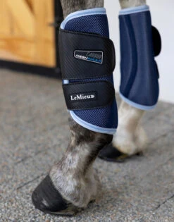 LeMieux Carbon Mesh Wrap Boots -Horse Trail Haven Sales Store carbon mesh wrap boots mist lifestyle IT03092004 lemieux 63773.1685566229