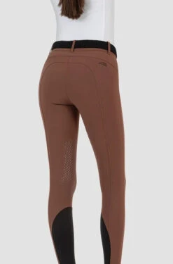Equiline Cire High Waist Knee Grip Breeches 8 Equiline Cire High Waist Knee Grip Breeches -Horse Trail Haven Sales Store cire hw knee grip chocolate back N08951 equiline 69882.1635625003