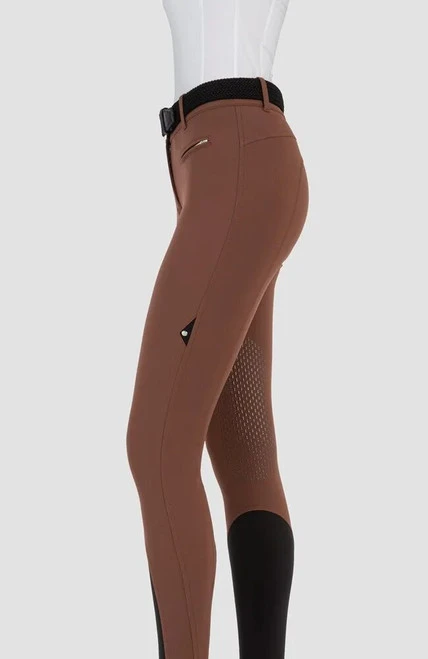 Equiline Cire High Waist Knee Grip Breeches 2 Equiline Cire High Waist Knee Grip Breeches - Image 2