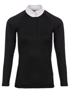 Horseware Ireland Horseware Sara Competition Shirt Long Sleeve -Horse Trail Haven Sales Store cjbahs horseware sara comp shirt ls black front 33841 21011.1640813524