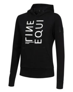 Equiline ClemaC Pullover Hoodie -Horse Trail Haven Sales Store clemac pullover hoodie black front R09780 006 equiline 66858.1667871399