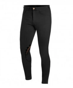 Schockemohle Men's Draco Knee Patch Breeches -Horse Trail Haven Sales Store draco grip breech black schockemohle 42087.1552753895