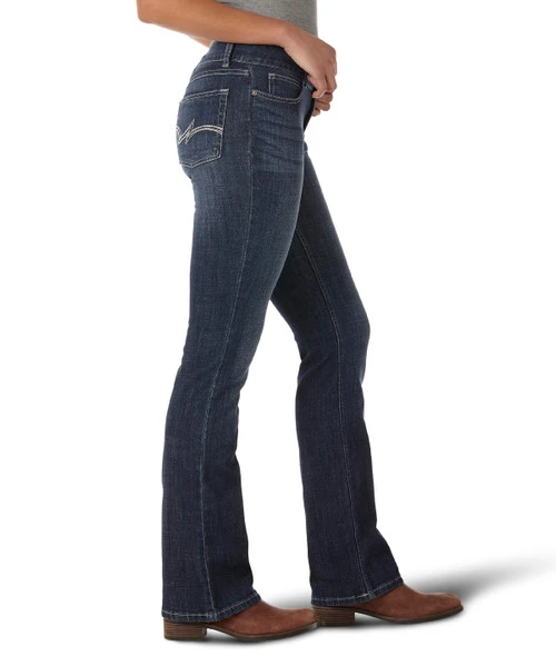 Wrangler Essential Mid Rise Bootcut Jean 4 Wrangler Essential Mid Rise Bootcut Jean - Image 4