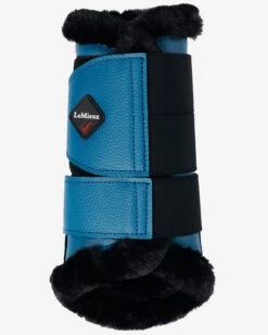 LeMieux Fleece Lined Brushing Boots -Horse Trail Haven Sales Store fleece lined brushing boots marine outside IT00602 lemieux 30483.1665191357