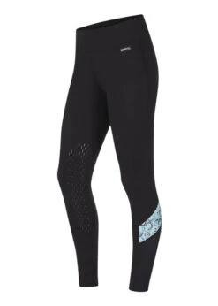 Kerrits Free Style Pocket Tight Knee Patch -Horse Trail Haven Sales Store freestyle kp pocket tight black blue side 50402 kerrits 65506.1646776202