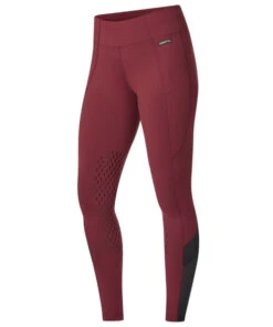 Kerrits Free Style Pocket Tight Knee Patch -Horse Trail Haven Sales Store freestyle kp pocket tight sangria side 50402 kerrits 10469.1677122063