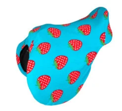 Fruity Fleece Saddle Cover -Horse Trail Haven Sales Store fruity fleece saddle cover AP strawberry 234 shires 85867.1665106029