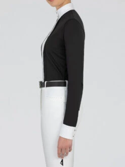 Equiline Gerda G Show Shirt -Horse Trail Haven Sales Store gerda g show shirt black side P07660 equiline 44417.1635813135
