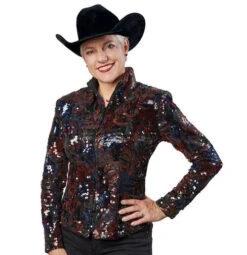 Hobby Horse Ginger Show Jacket -Horse Trail Haven Sales Store ginger show tunic multi front 1988 hobby horse 85222.1584056518