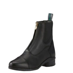 Ariat Heritage IV Waterproof Zip Insulated Boot -Horse Trail Haven Sales Store heritage iv zip h20 insulated black front 10029562 ariat 20903.1641757801