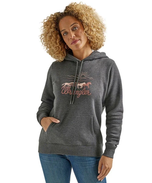 Wrangler Horse Stampede Hoodie 3 Wrangler Horse Stampede Hoodie - Image 3
