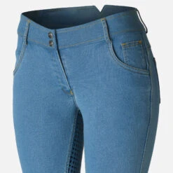 Horze Jessi-Lyn Denim Full Seat Breeches 13 Horze Jessi-Lyn Denim Full Seat Breeches -Horse Trail Haven Sales Store jessi lyn denim FS ltblue front waist cp3664 horze 99078.1657850289