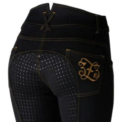 Horze Jessi-Lyn Denim Full Seat Breeches