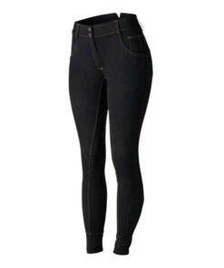 Horze Jessi-Lyn Denim Full Seat Breeches 15 Horze Jessi-Lyn Denim Full Seat Breeches -Horse Trail Haven Sales Store jessi lyn fs denim black front cp3664 horze 90377.1628628432
