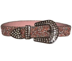 Kids Kamberley Sparkle Mesh Belt 7 Kids Kamberley Sparkle Mesh Belt -Horse Trail Haven Sales Store kids mesh belts pink kamberley 02382.1659482935