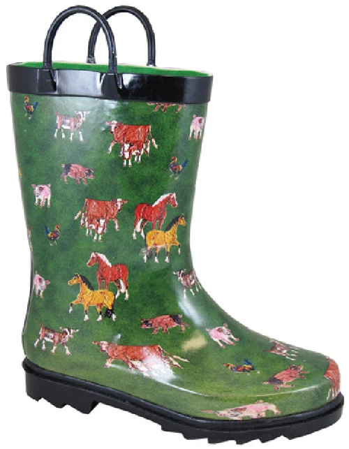 Kids Smoky Mountain Rubber Rain Boots 5 Kids Smoky Mountain Rubber Rain Boots - Image 5