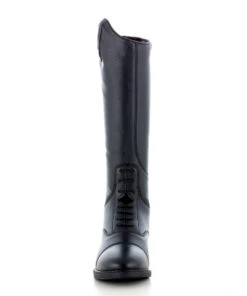 Kids Horze Rover Tall Boot -Horse Trail Haven Sales Store kids rover tall boot back black front horze 48049.1669683487