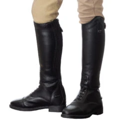 Kids Horze Rover Tall Boot -Horse Trail Haven Sales Store kids rover tall boot rider black horze 33133.1669683441
