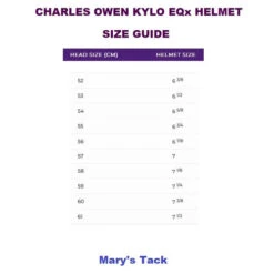 Charles Owen Kylo EQx Helmet 8 Charles Owen Kylo EQx Helmet -Horse Trail Haven Sales Store kylo eqx helmet size guide CO 67068.1687280334