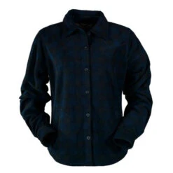 Outback Ladies Big Shirt -Horse Trail Haven Sales Store ladies big shirt navy front 4267 outback 29956.1664565391