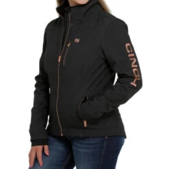Cinch Ladies CC Jacket 6 Cinch Ladies CC Jacket -Horse Trail Haven Sales Store lds cc jacket black side MAJ9856001 cinch 07809.1665528499