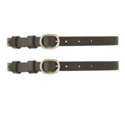 Camelot Ladies Spur Straps -Horse Trail Haven Sales Store leather spur straps black 407313 camelot 50284.1669663038