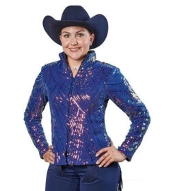 Hobby Horse Luminous Show Jacket -Horse Trail Haven Sales Store luminous show jacket indigo front 1926 hobby horse 48899.1584055445
