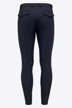 Men's RG Breeches Knee Grip 11 Men's RG Breeches Knee Grip -Horse Trail Haven Sales Store men breech knee grip navy back BRM004 JS004 7901 RG 88301.1669869884