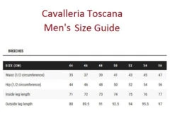 Men's Cavalleria Toscana Logo Tape Breeches Grip Knee -Horse Trail Haven Sales Store men size guide cavalleria toscana 54603.1657138040