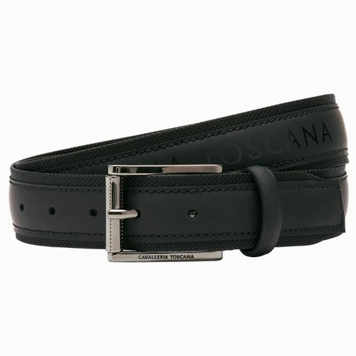 Cavalleria Toscana Men's Laser Cut Leather Belt 1 Cavalleria Toscana Men's Laser Cut Leather Belt