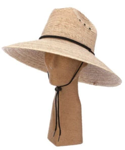 Men's Dorfman Overcast Lifeguard Hat -Horse Trail Haven Sales Store mens overcast palm hat natural form MS461OS NATURAL dorfman 34259.1691271592