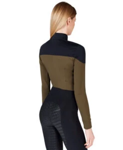 Vestrum Modane Training Top -Horse Trail Haven Sales Store modane training top blk brn back 22W6564 65056 00068 olive black vestrum 2 30153.1666402786