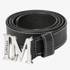 LeMieux Monogram Belt -Horse Trail Haven Sales Store monogram belt black IT03144002 lemieux 02217.1679788653