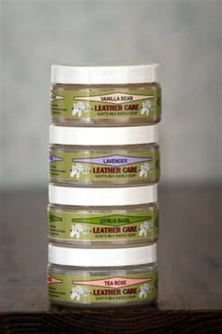 MOSS Leather Care Goat's Milk Saddle Soap 3 MOSS Leather Care Goat's Milk Saddle Soap -Horse Trail Haven Sales Store moss aromatherapy goat s milk leather care saddle soap 14 93066 16304.1556905656