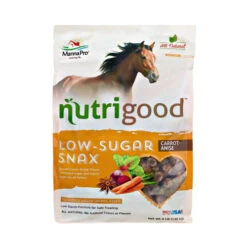 Nutrigood Low Sugar Snax Horse Treats -Horse Trail Haven Sales Store nutri good low sugar snax carrot 4lb front manna pro 77886.1678311200