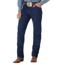 Men's Wrangler Cowboy Cut Original Fit Jeans 9 Men's Wrangler Cowboy Cut Original Fit Jeans -Horse Trail Haven Sales Store original fit cowboy cut indigo front 13MWZPW wrangler 33861.1658437450