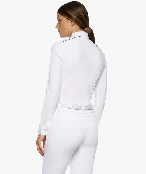 Cavalleria Toscana Outline Piping Shirt Long Sleeve 1 Cavalleria Toscana Outline Piping Shirt Long Sleeve