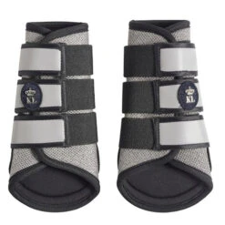 Kingsland Patton Protection Boots -Horse Trail Haven Sales Store patton protection boots grey outside 2220433426 kingsland 74561.1657133237