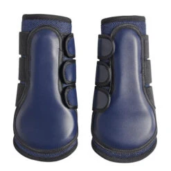 Kingsland Patton Protection Boots -Horse Trail Haven Sales Store patton protection boots navy inside 2220433426 kingsland 75371.1657133221