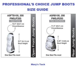 Professional's Choice Pro Performance Jump Boots -Horse Trail Haven Sales Store pro performance boots size chart PC 44078.1658190329